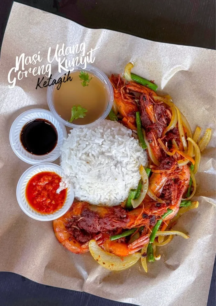 SET - NASI UDANG GORENG KUNYIT KETAGIH
