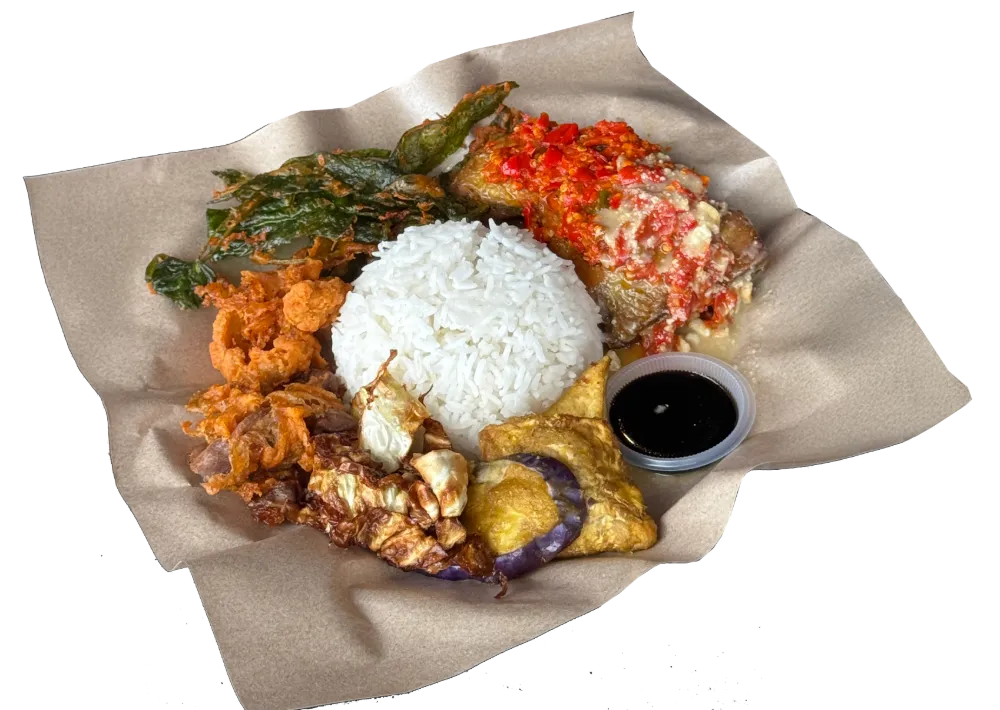 ALA CARTE SET B - NASI AYAM GEPUK